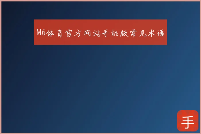 M6体育官方网站手机版常见术语